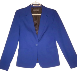 Women's Blue Blazer Jacket by Suzy Shier,  Size Small